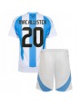 Argentina Alexis Mac Allister #20 Hjemmedraktsett Barn Copa America 2024 Korte ermer (+ bukser)